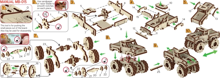 Assemblage facile sans colle