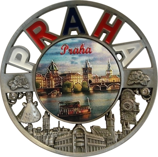 Magnet Prague – souvenir avec photo au crépuscule