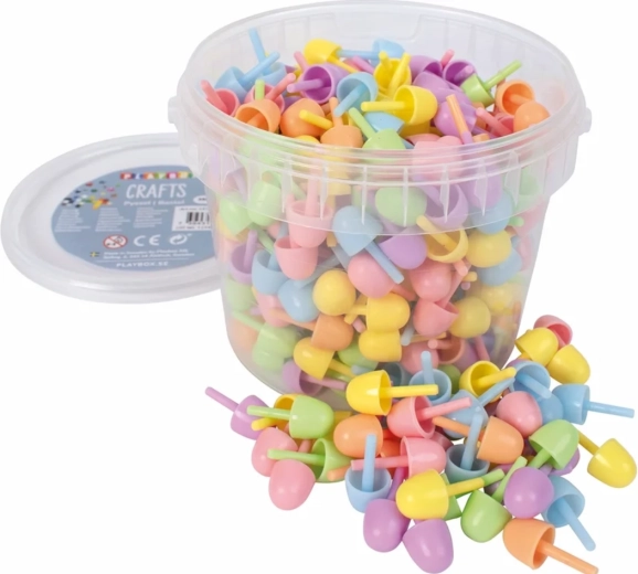 Playbox mosaïque à picots colorés 350 pcs