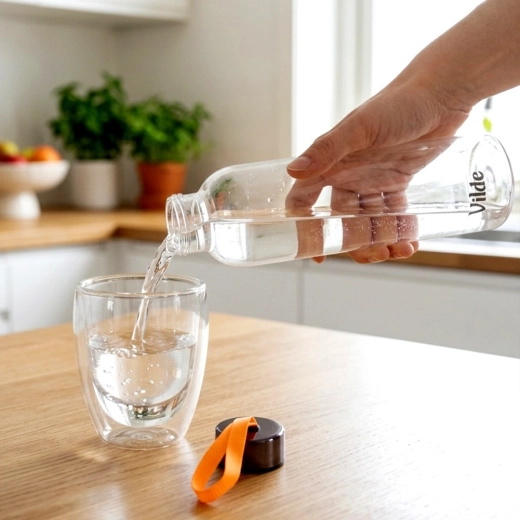 Verre borosilicaté pour boissons froides et chaudes