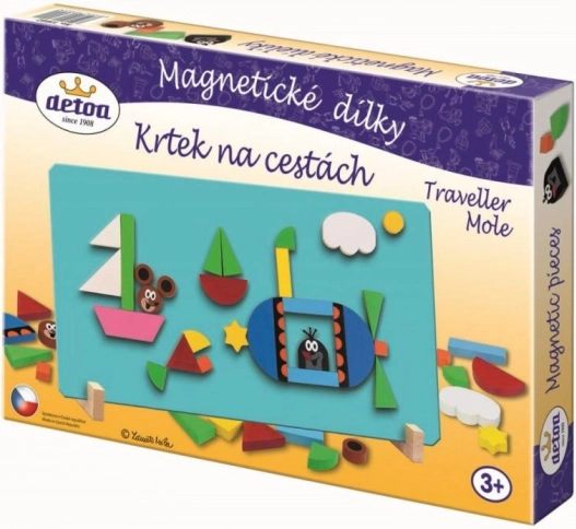 Pièces Magnétiques Krtek en Voyage