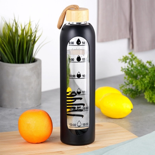 Housse de protection élégante et bouchon en bambou