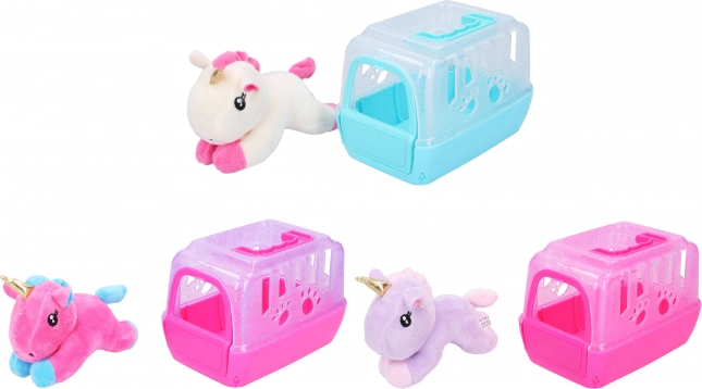 Licorne dans la boîte de transport