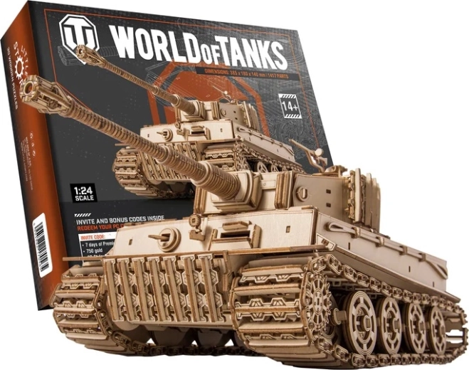 Little Story puzzle 3D en bois World of Tanks Tiger M1