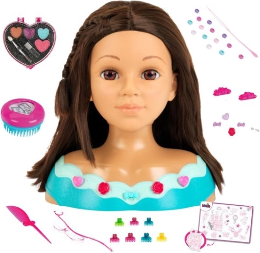 Maquillage et accessoires de coiffure réunis