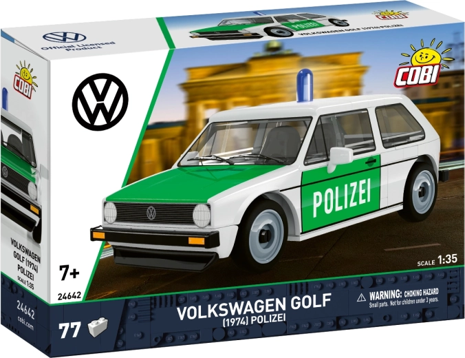 Cobi Volkswagen Golf I (1974) Polizei 1:35 - kit de construction