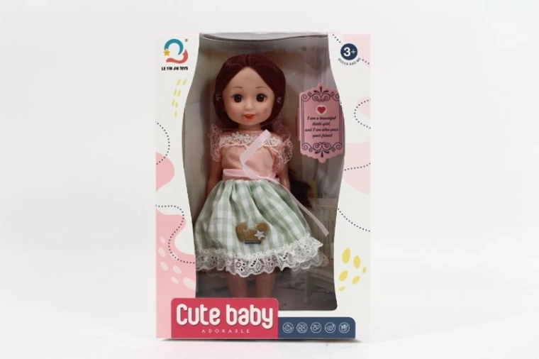 Poupée 27 cm en robe