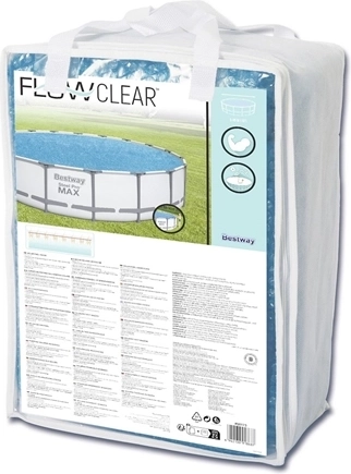 Bâche solaire pour piscine Bestway Flowclear 5,49 m