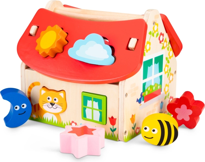 Maison de tri des formes pour enfants