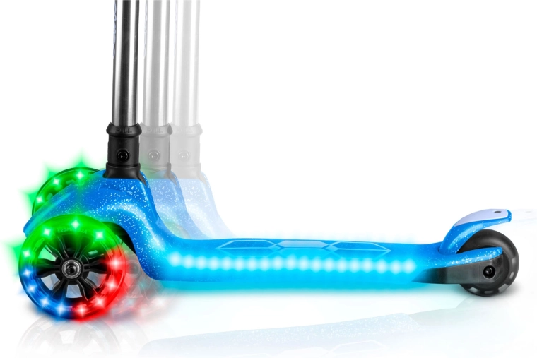 Roues LED et plateau rétroéclairé