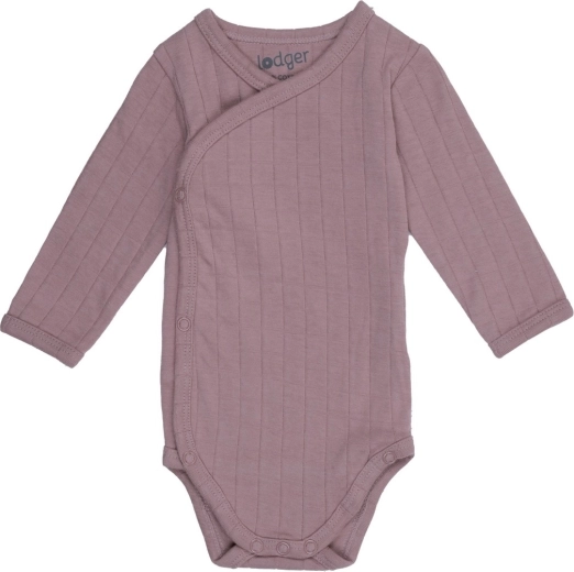 Body hydrofile Lodger à manches longues Solid Rose, taille 80