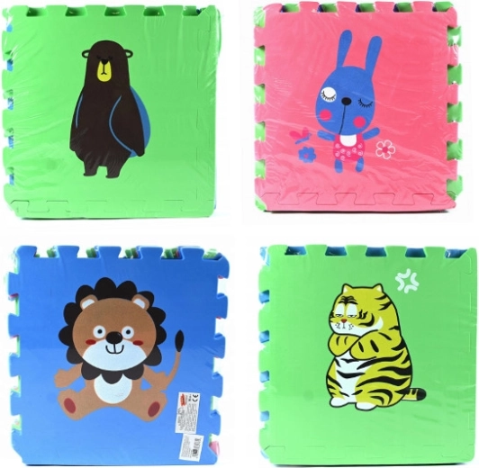 Tapis en mousse puzzle 30 × 30 cm pour enfants