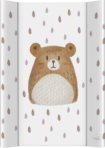 Ceba Baby matelas à langer avec planche rigide 50 × 70 cm bear buddy