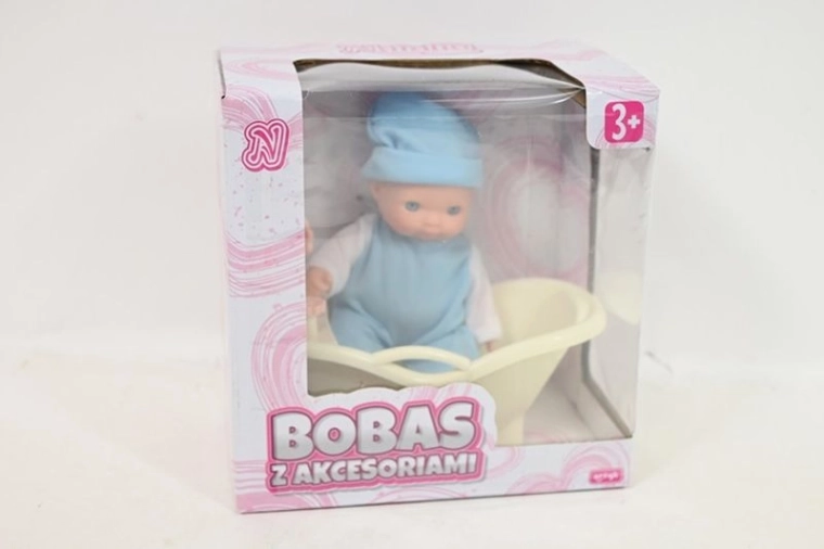 Poupée bébé Natalia 11 cm avec baignoire