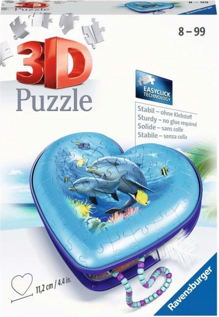 Ravensburger puzzle 3D Cœur Monde Sous-marin 54 pièces
