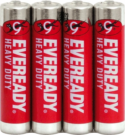 Energizer Eveready Heavy Duty Red AAA R03, 1,5 V – lot de 4