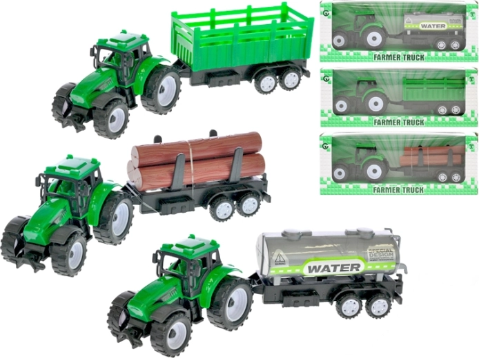 Tracteur avec remorque 21 cm à rétrofriction