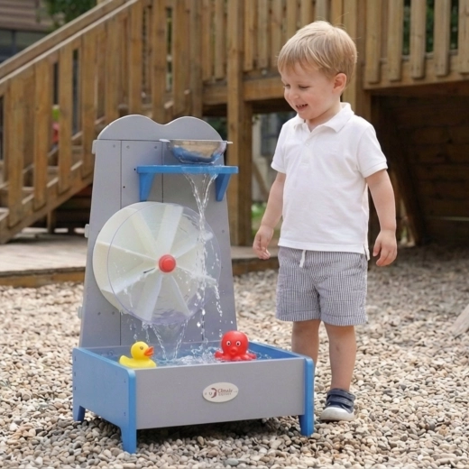 Circulation de l’eau grâce au réservoir inférieur