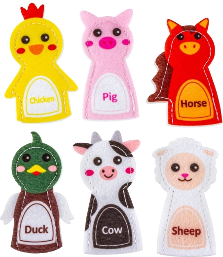 Marionnettes à doigts pour inventer des histoires et découvrir les animaux