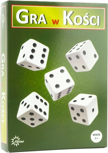 Dés – jeu de société avec bloc de score et boîte en velours