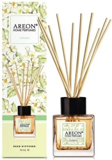 Areon AH Parfum Sticks Jasmine 50 ml – diffuseur à bâtonnets au parfum de jasmin