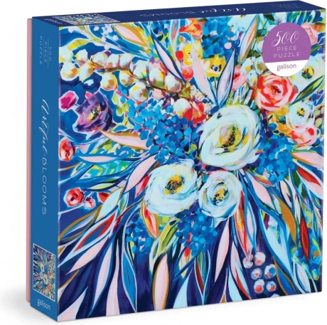 Puzzle Galison Fleurs artistiques 500 pièces