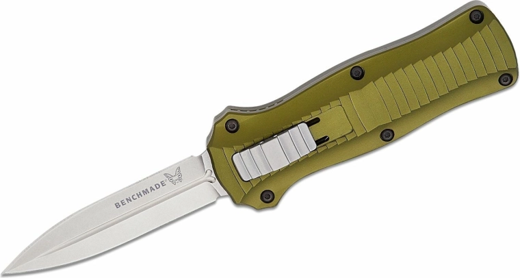 Benchmade Mini Infidel Woodland Green – couteau automatique, édition limitée