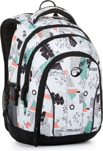 Sac à dos étudiant Bagmaster Supernova 21 clair