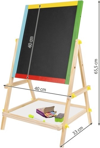Support en bois stable avec étagère de rangement