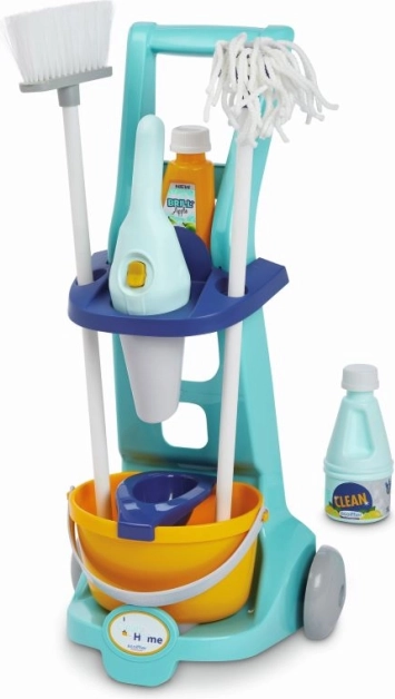 Chariot de nettoyage pour enfants avec accessoires