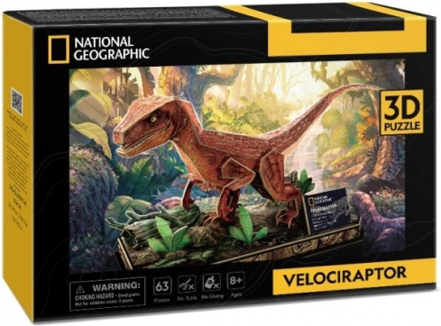 Puzzle 3D NATIONAL GEOGRAPHIC – vélociraptor