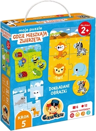 CzuCzu Mes puzzles Où vivent les animaux