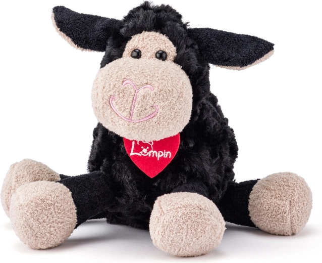 Brebis Olivia noire en peluche 17 cm