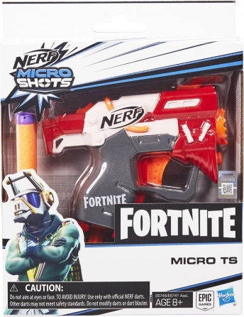 Nerf MicroShots Fortnite Doggo – mini blaster à fléchettes en mousse