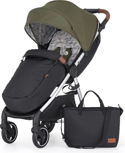 Poussette sport Petite&Mars Royal3 Silver Mature Olive