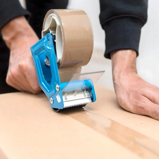 Emballage rapide avec dévidoir