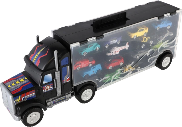 Mallette de rangement transparente en forme de camion