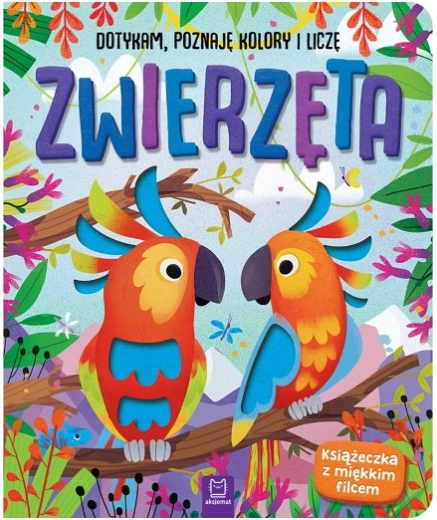 Livre en feutrine : Je touche, j’apprends les couleurs et je compte – Les animaux