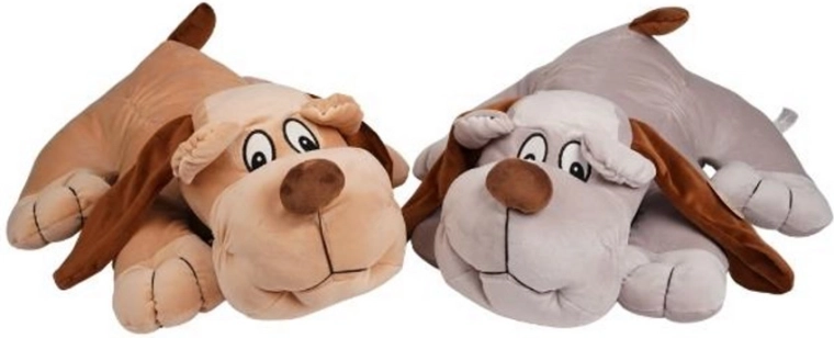Grand chien en peluche