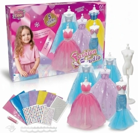 Fashion Studio, kit créatif pour concevoir des robes de poupées