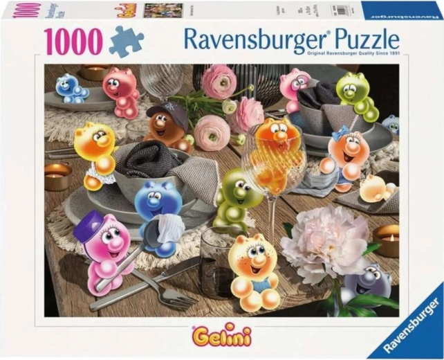 Puzzle Ravensburger Gelini : Mise de table, 1000 pièces