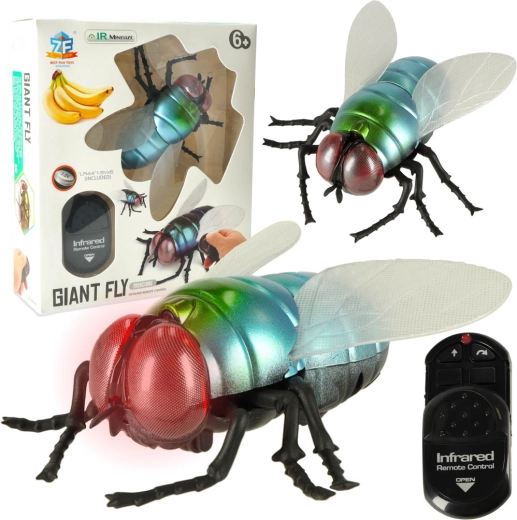 Mouche RC réaliste avec télécommande