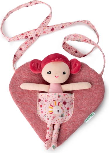 Sac en forme de cœur avec la poupée Aline