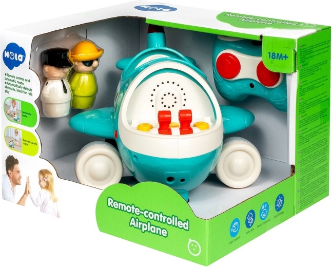 Avion RC pour enfants HOLA avec sons et lumières