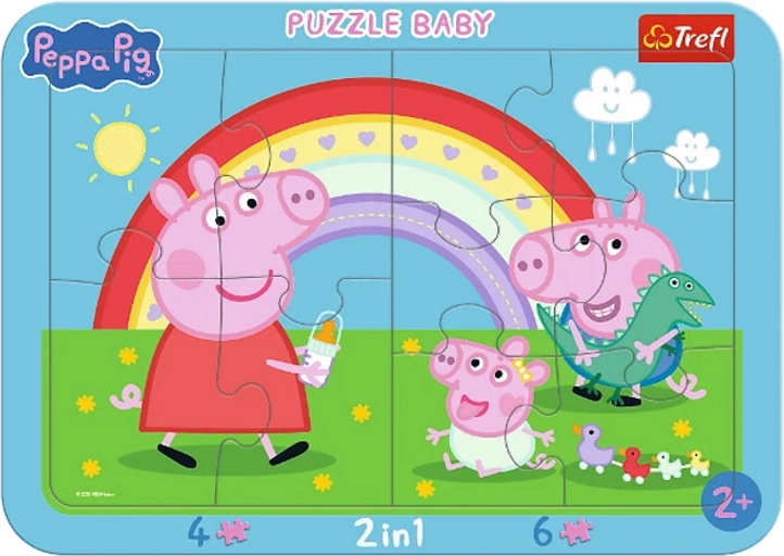Puzzle encastrable pour bébé Petite Peppa