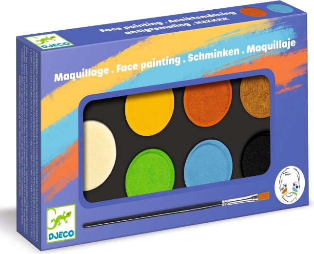 Peintures pour le visage Djeco – teintes naturelles