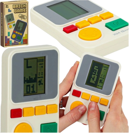 Console de jeu électronique portable – blanche