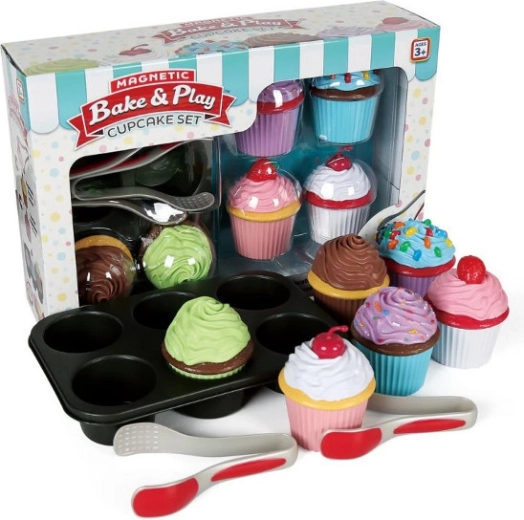 Pâtisserie magnétique MalBlo – ensembles créatifs de muffins pour enfants