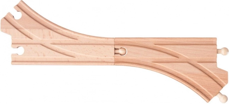 Aiguillage en bois en K