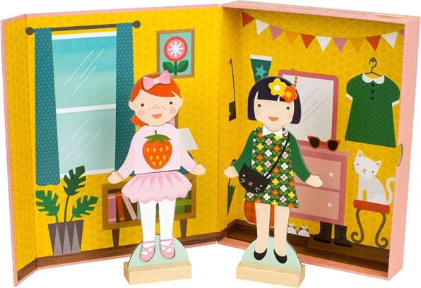 Puzzle magnétique Petit Collage - meilleures amies